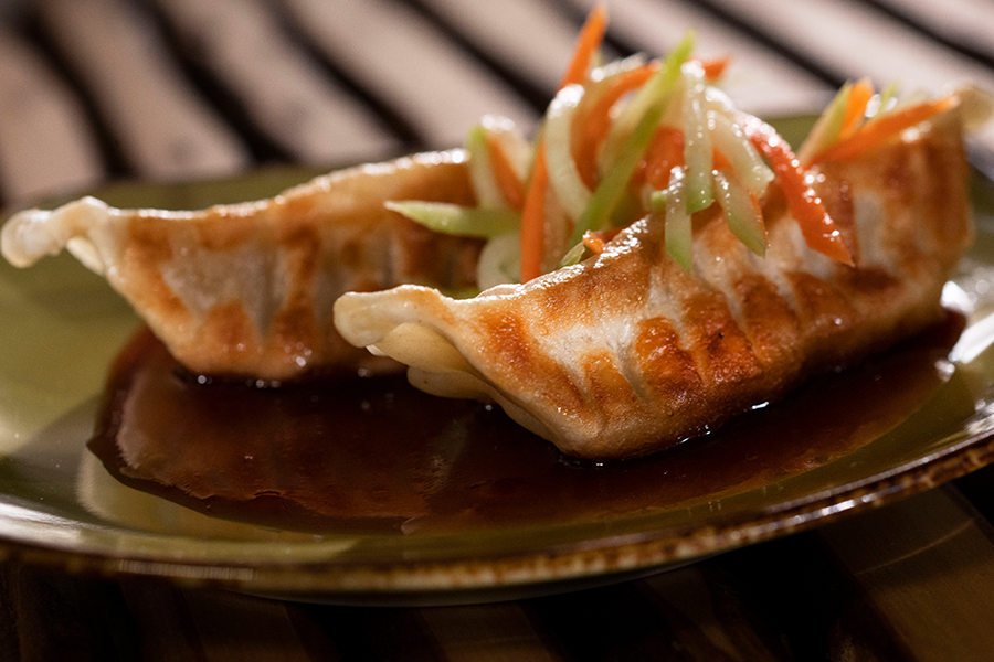 Offerings from China Marketplace for the 2020 Epcot Taste of International Food & Wine Festival - Chicken Dumplings with Chinese Slaw 