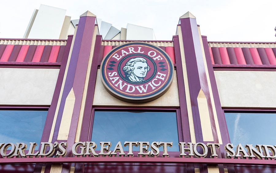 Earl of Sandwich exterior -Downtown Disney District at Disneyland Resort