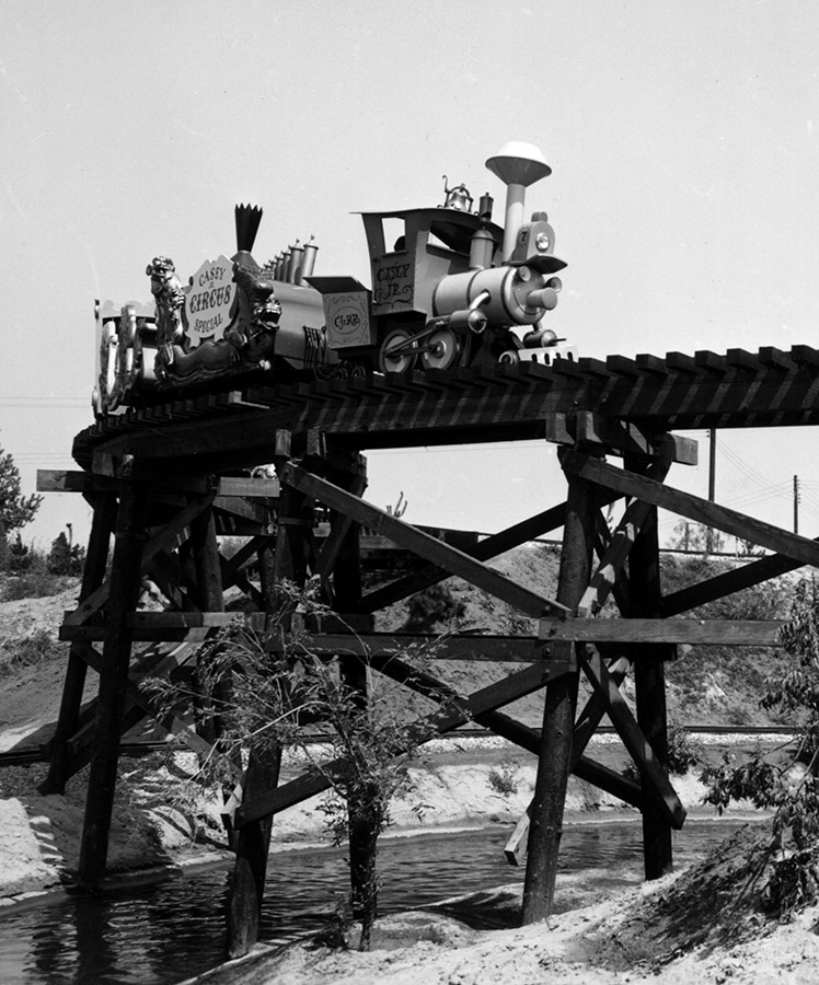 Casey Jr. Circus train, circa 1955