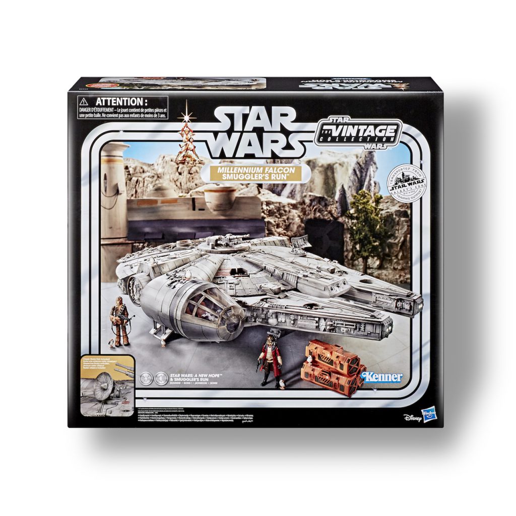 3.75-inch scale replica of the Millennium Falcon