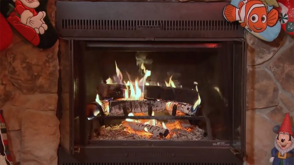 Holiday Yule Log video screenshot