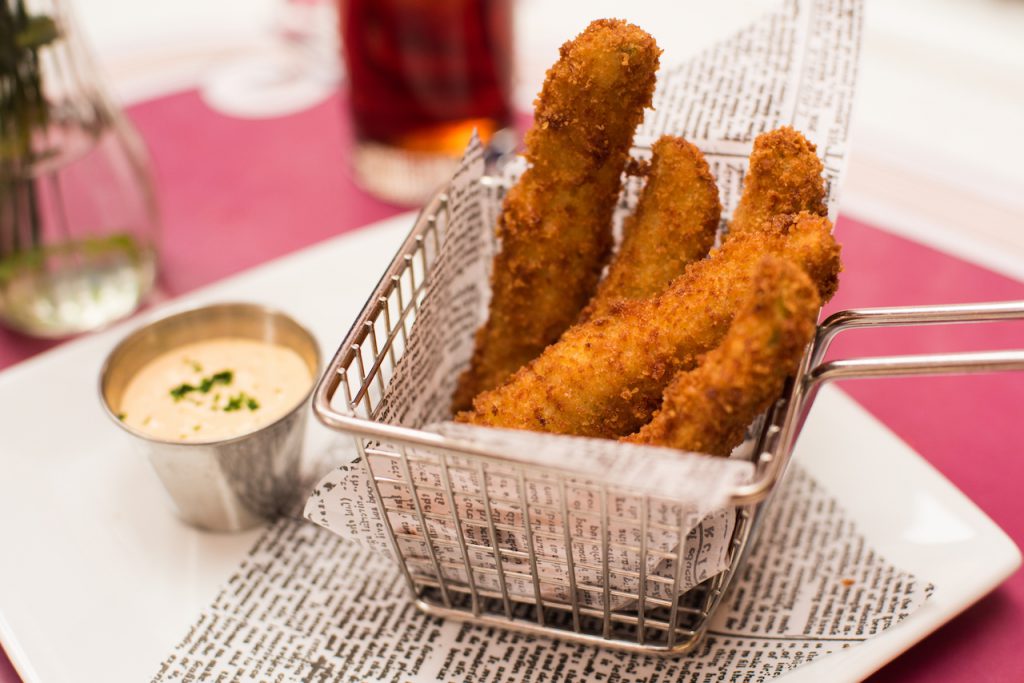 Fried Pickles from Carnation Café at Disneyland Park