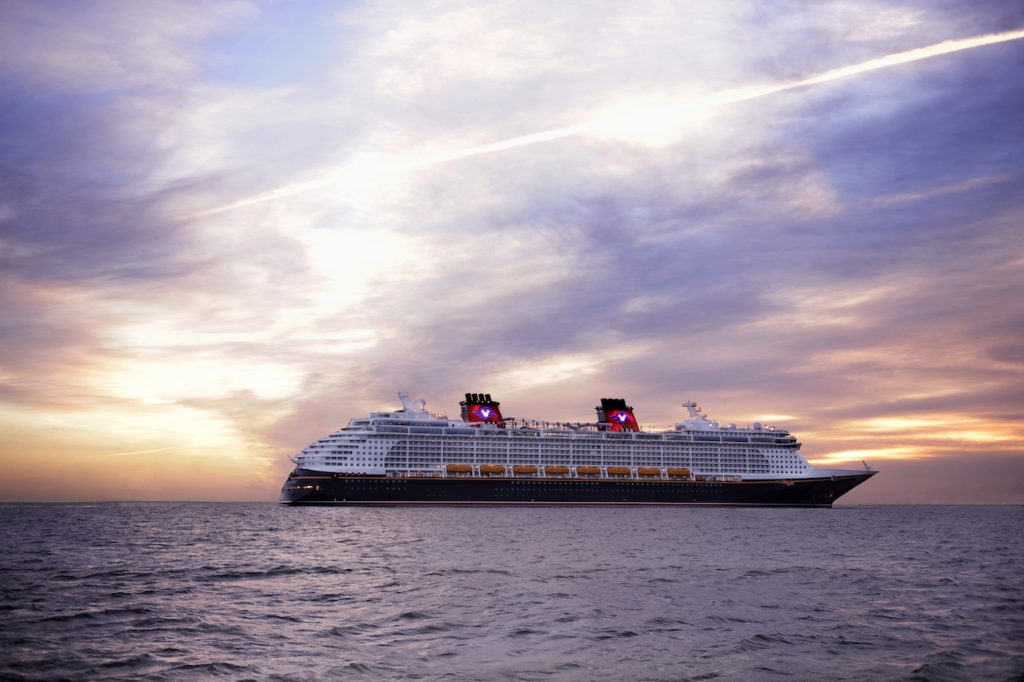 Disney Dream at sunrise