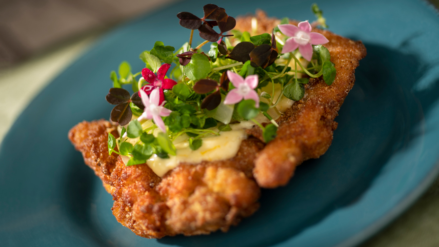 Crispy Citrus Chicken from The Citrus Blossom for the 2020 Taste of EPCOT International Food & Wine Festival