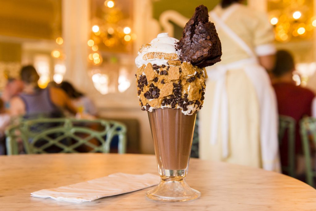 S’mores Milkshake from Plaza Restaurant at Magic Kingdom Park