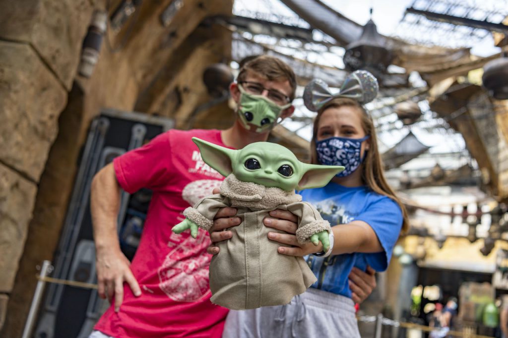 Guests at Star Wars: Galaxy’s Edge at Disney’s Hollywood Studios