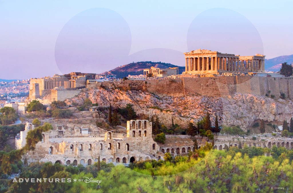 Adventures by Disney Virtual Backdrop: Acropolis