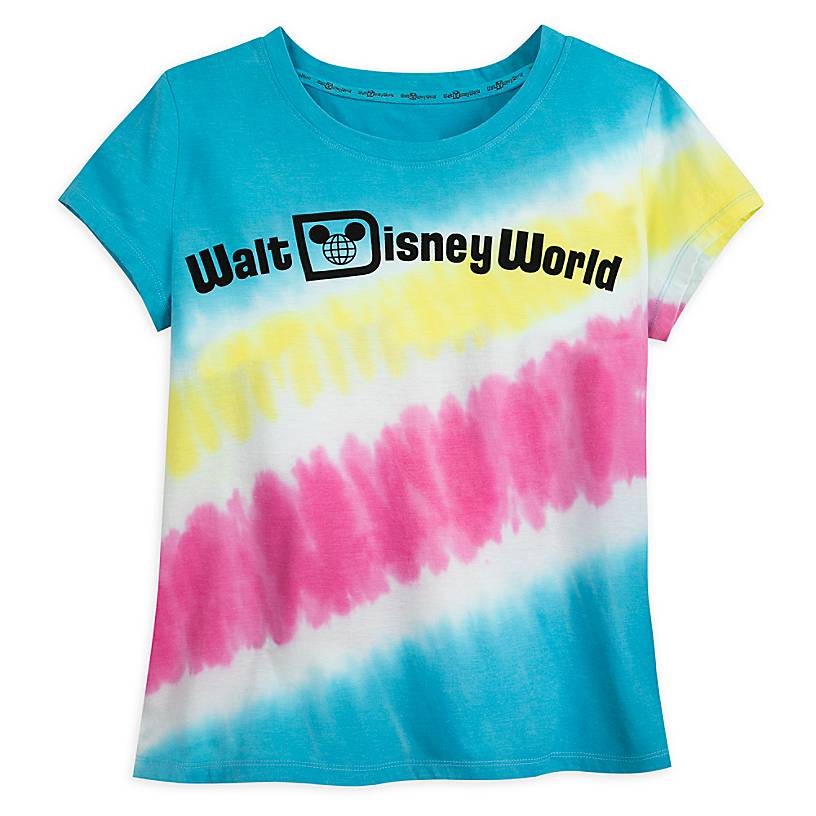  Walt Disney World Logo Tie-Dye T-Shirt for Women