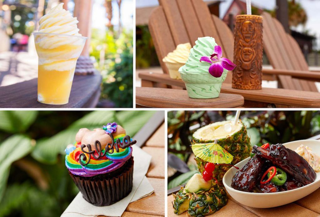 Collage of sweet treats from Walt Disney World Resort Hotels