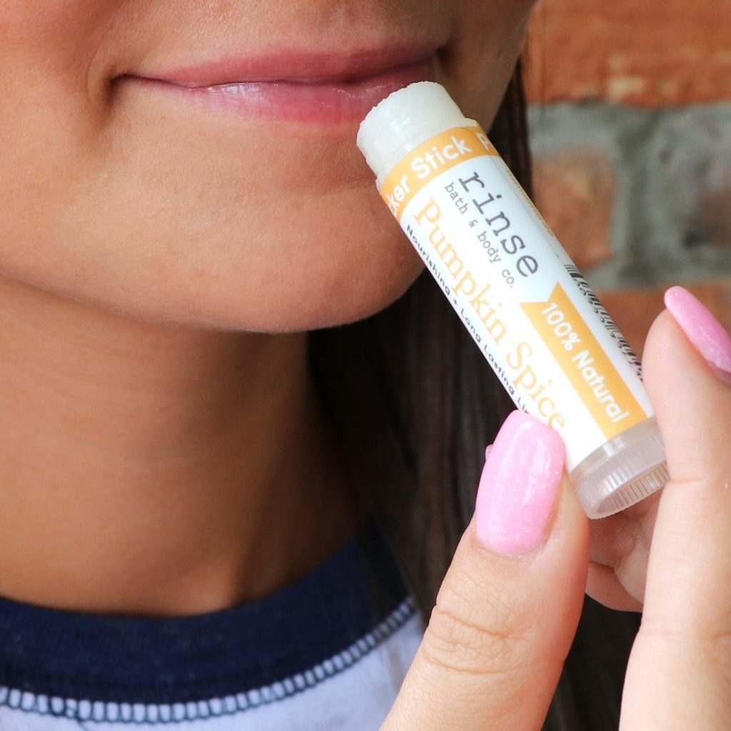 Fall merchandise from Rinse Bath & Body Co.