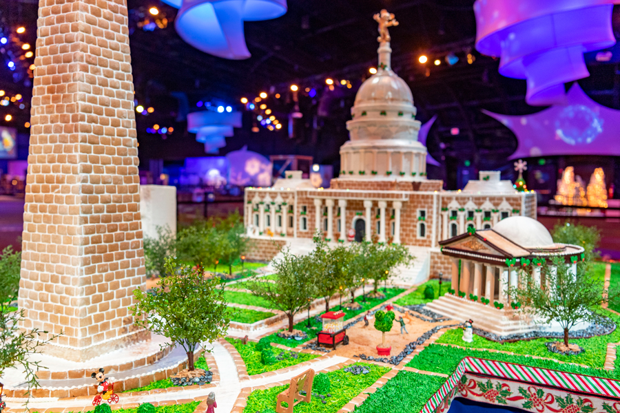 Gingerbread Display at EPCOT during Taste of EPCOT International Festival of the Holidays