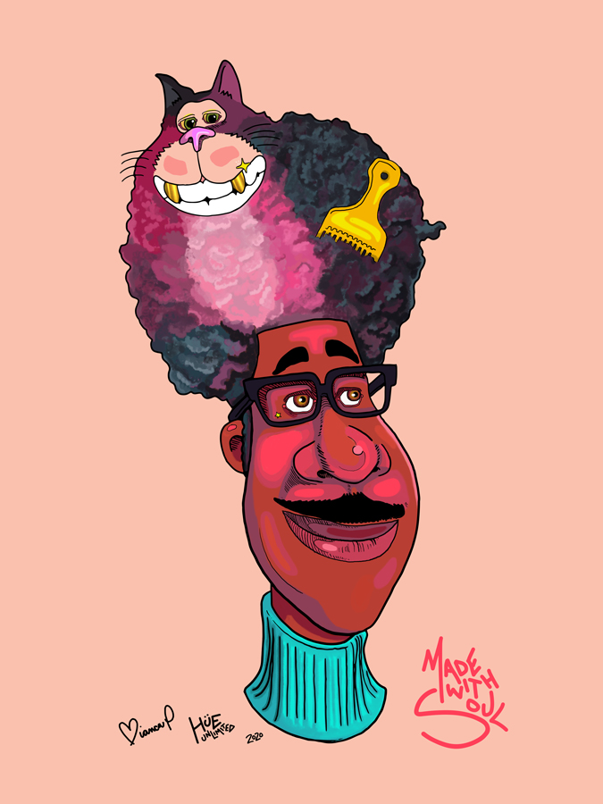 HUE x Pixar - Bianca Pastel - “Joe & His Fro"