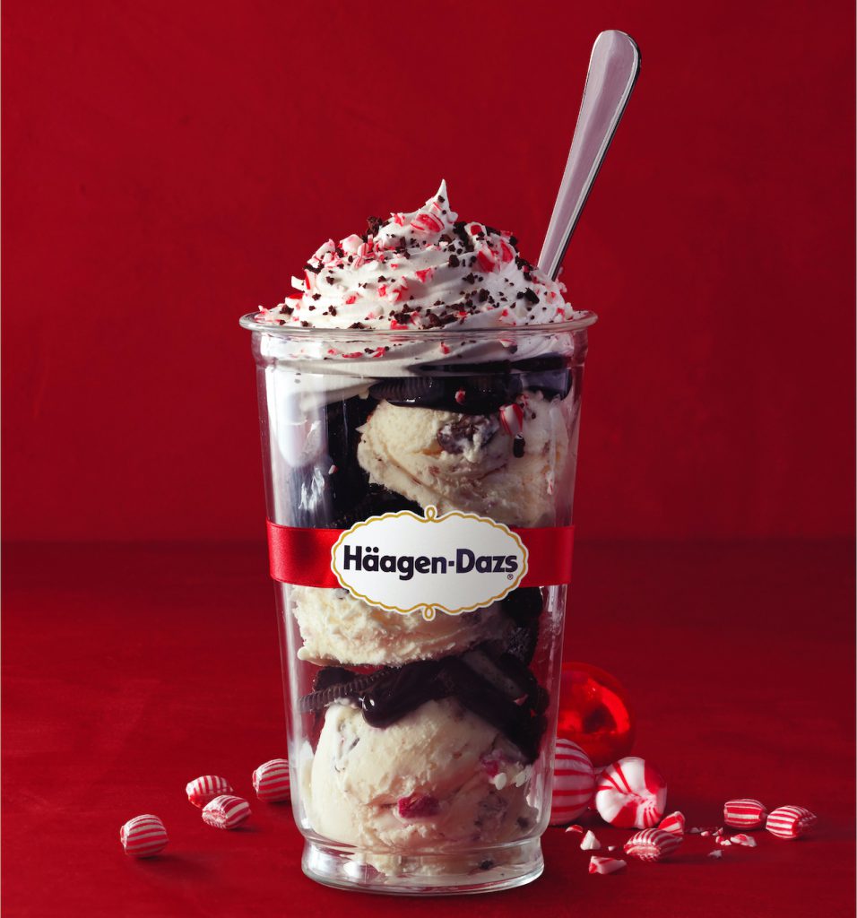 Peppermint Bark Ice Cream, Häagen-Dazs 