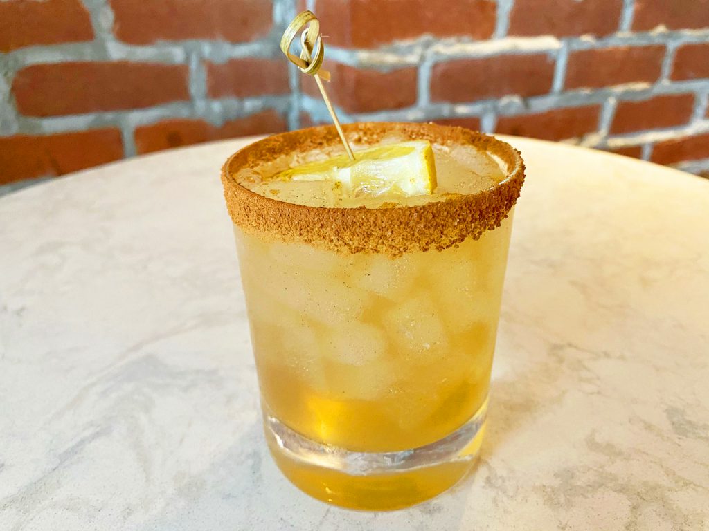 Apple Cider Whiskey Sour, The Polite Pig