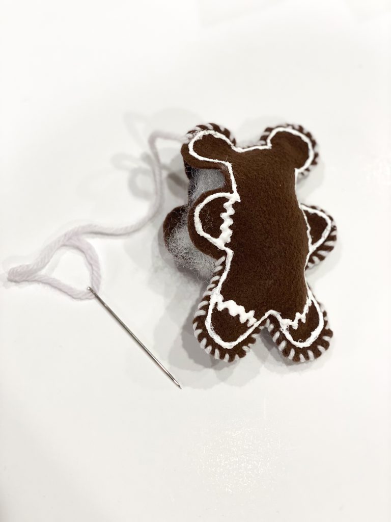 DIY Gingerbread Mickey ornament