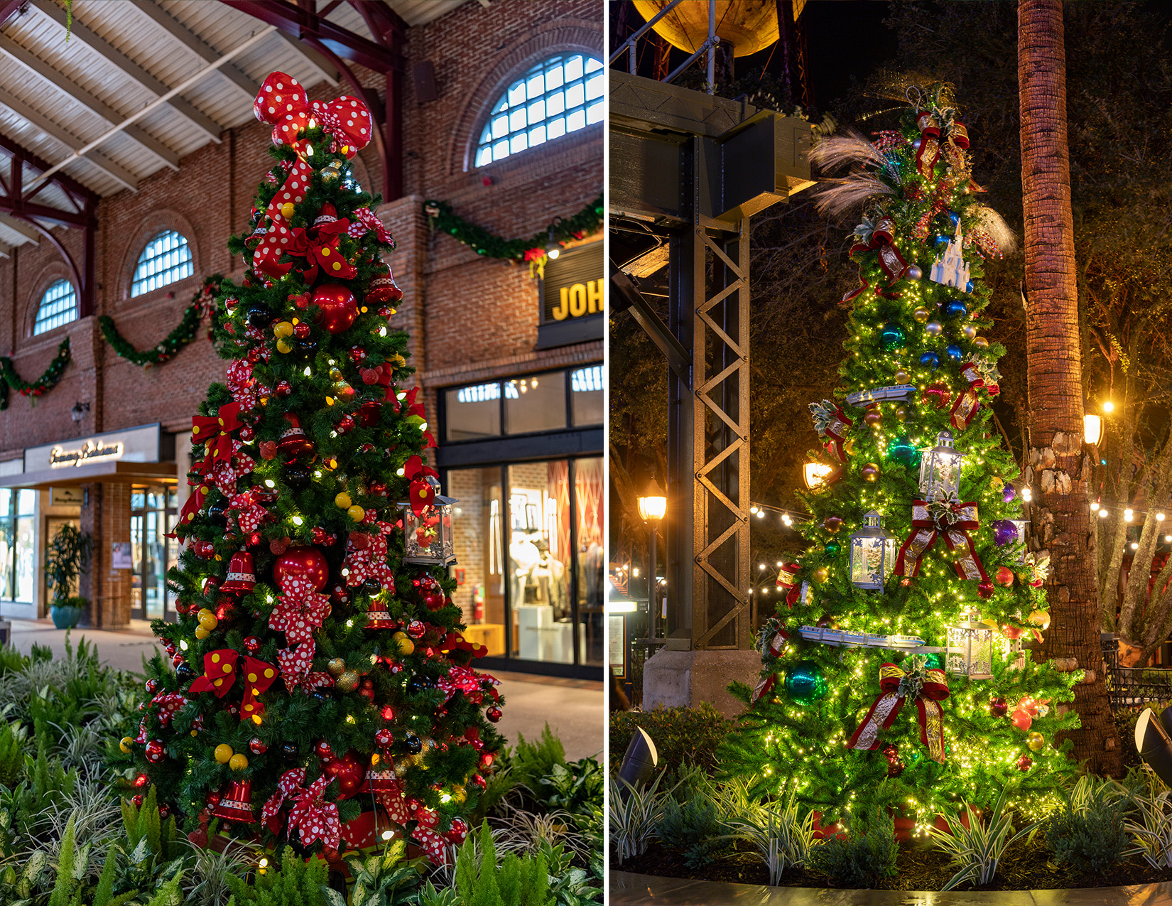 Disney Springs Christmas Tree Stroll