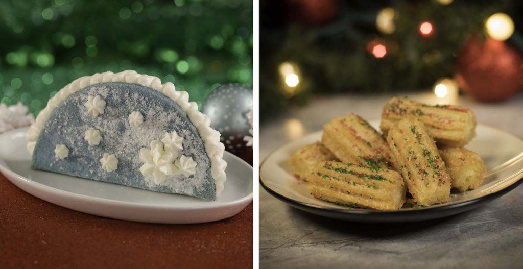 Let It Snow Taco and Christmas Churros at Magic Kingdom Park