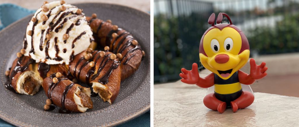 Warm Brown Sugar-stuffed Pretzel from Refreshment Outpost at the 2020 Taste of Epcot International Festival of the Holidays