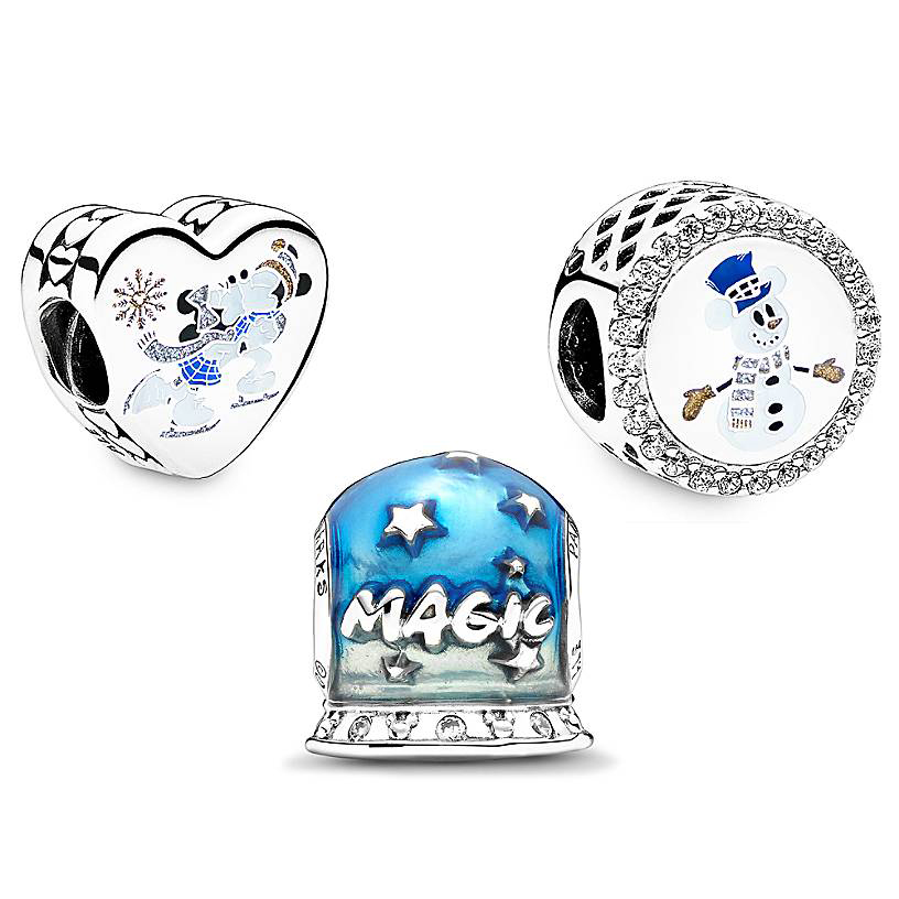 Mickey Mouse and Minnie Mouse Pandora Charm Set