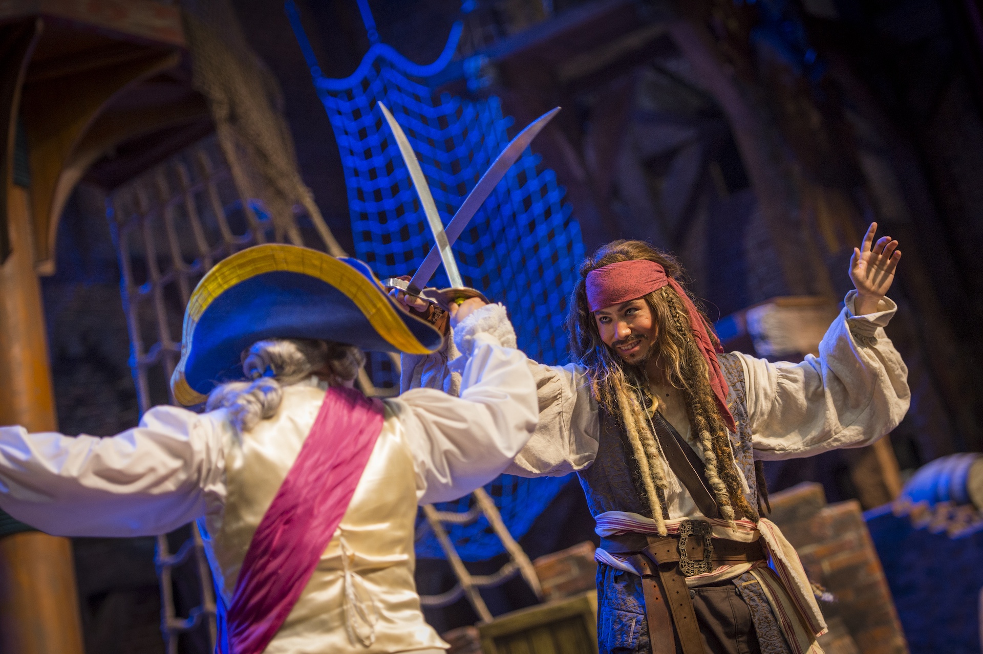 Captain Jack Sparrow at Disney parks