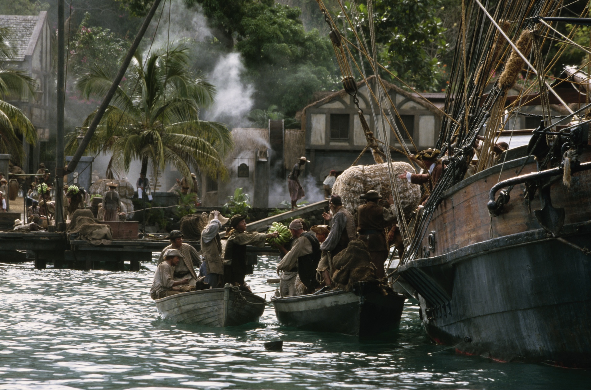 Pirates of the Caribbean film scene 