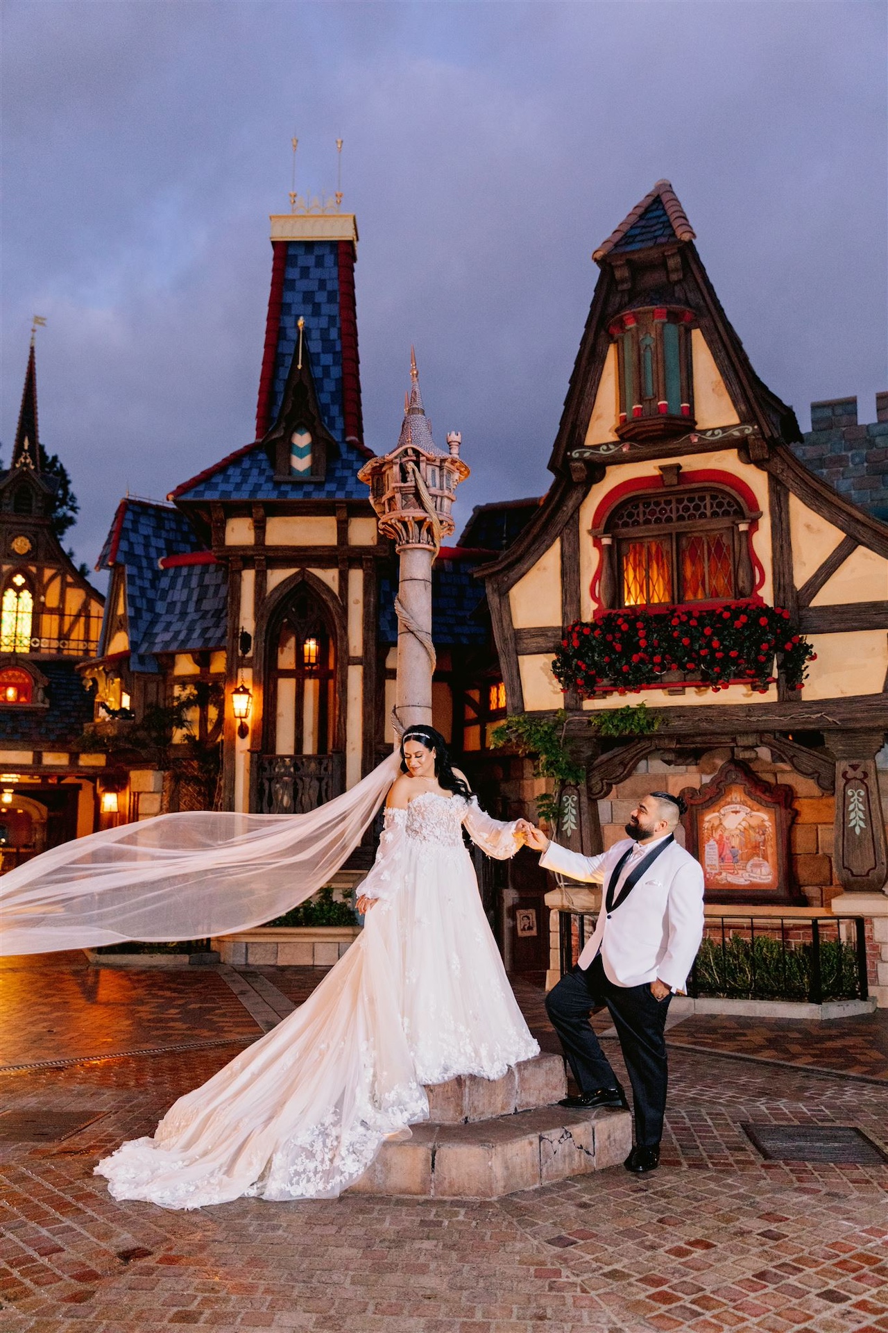 Park portraits, Disney’s Fairy Tale Weddings & Honeymoons