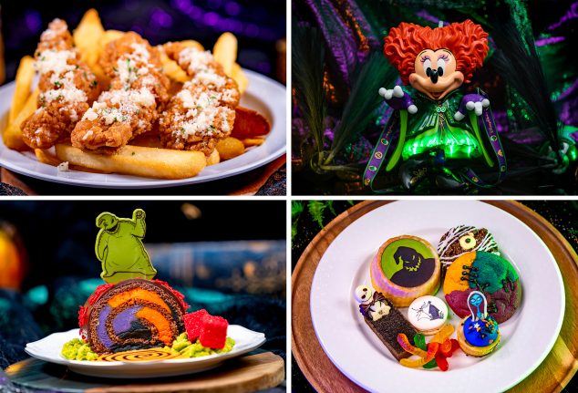 Food options at Oogie Boogie Bash – A Disney Halloween Party