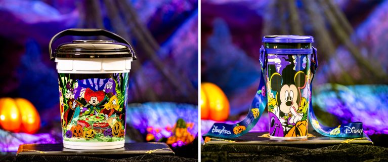 Halloween Popcorn Bucket; Halloween Travel Tumbler 