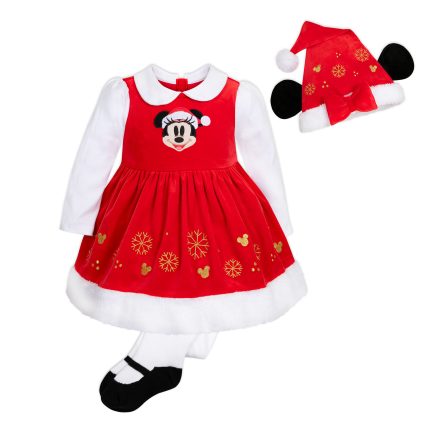 Minnie Mouse Holiday Dress Set for Baby