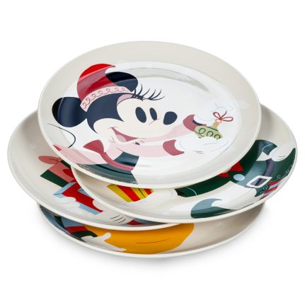 Mickey Mouse and Friends Holiday Plate Set 