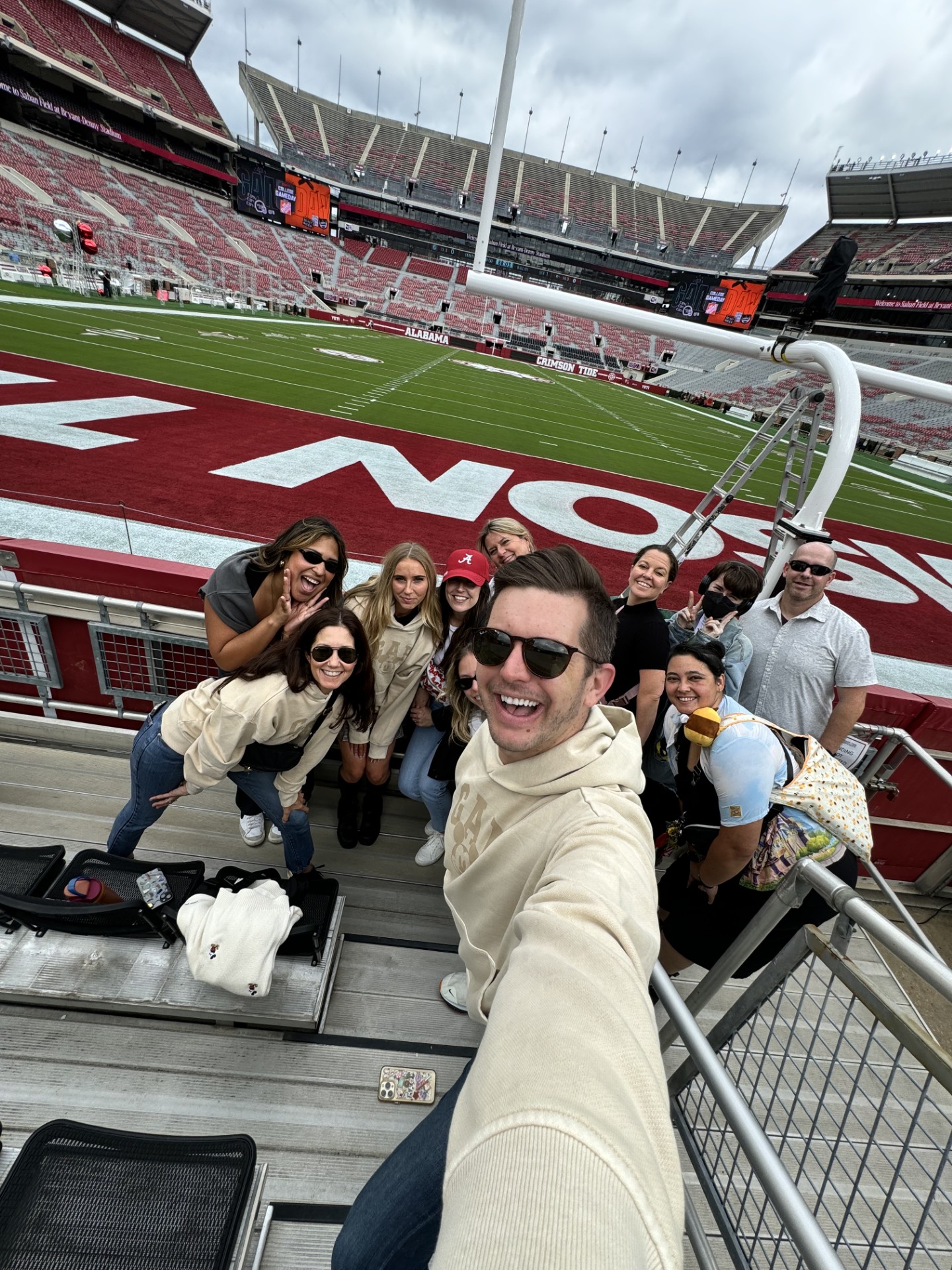 Alexis in a selfie on Game Day