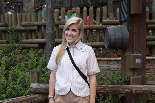 Ashton working in Frontierland attractions at Walt Disney World, 2015/2016  