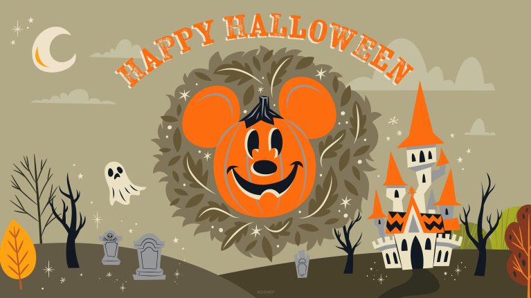 Mickey Pumpkin Halloween Wallpaper for desktop backgrounds