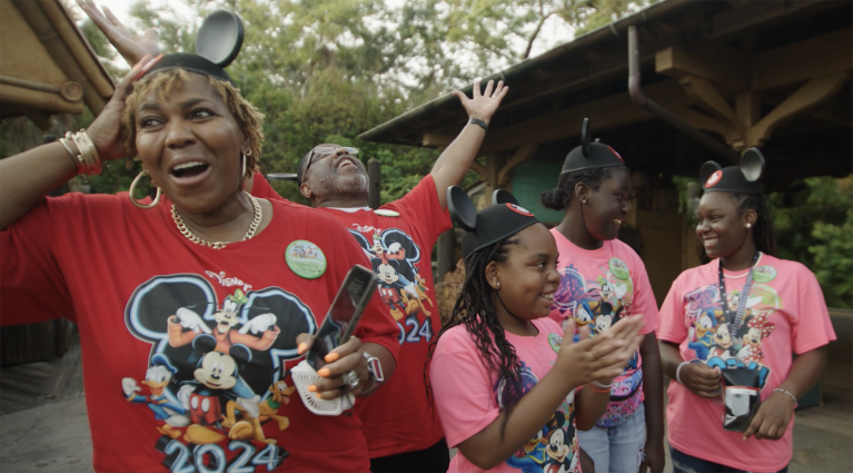 Jackie is surprised with her Disney Treasure sailing