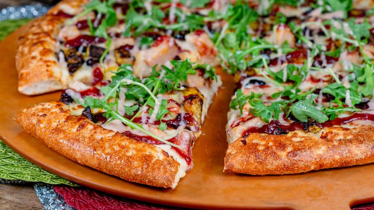 Holiday Pizza at Disney Festival of Holidays 2024 at Disneyland Resort 