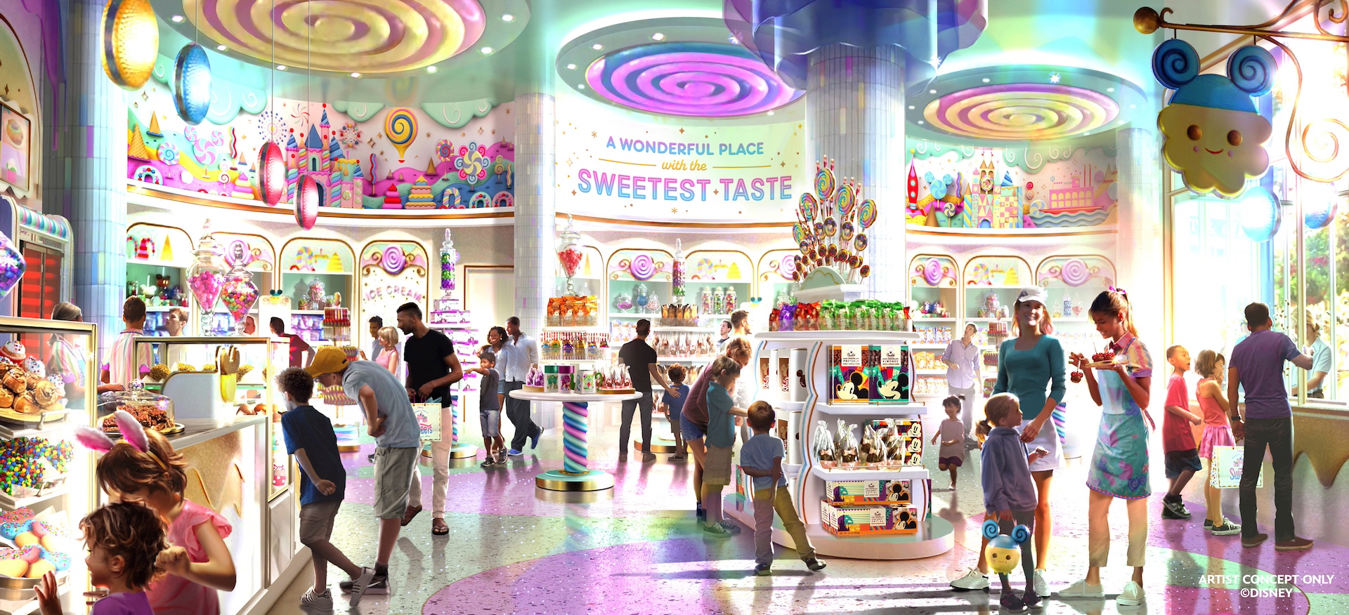 Disney Wonderful World of Sweets, Artist Concept