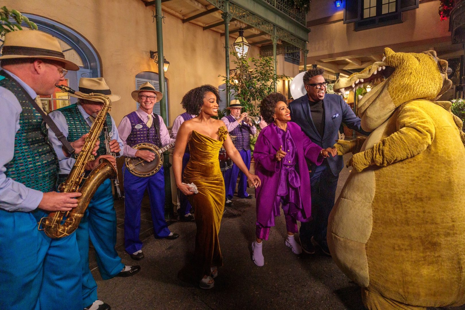 How Stars Celebrated Tiana’s Bayou Adventure Opening at Disneyland